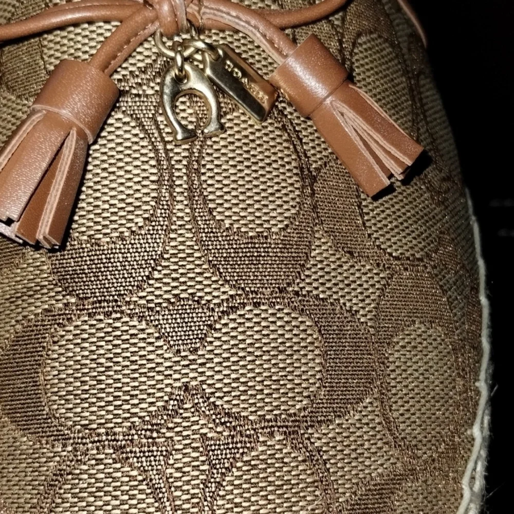 Coach Women's Tan Loafers - Picture 2 of 5